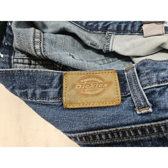 Dickies Men's Blue Slim Fit Jeans Size Medium - Picture 4 of 8